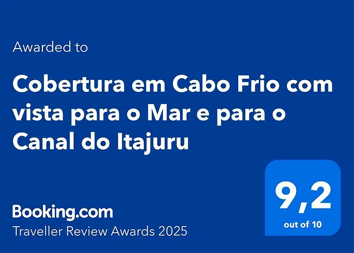 Cobertura Em Com Vista Para O Mar E Para O Canal Do Itajuru